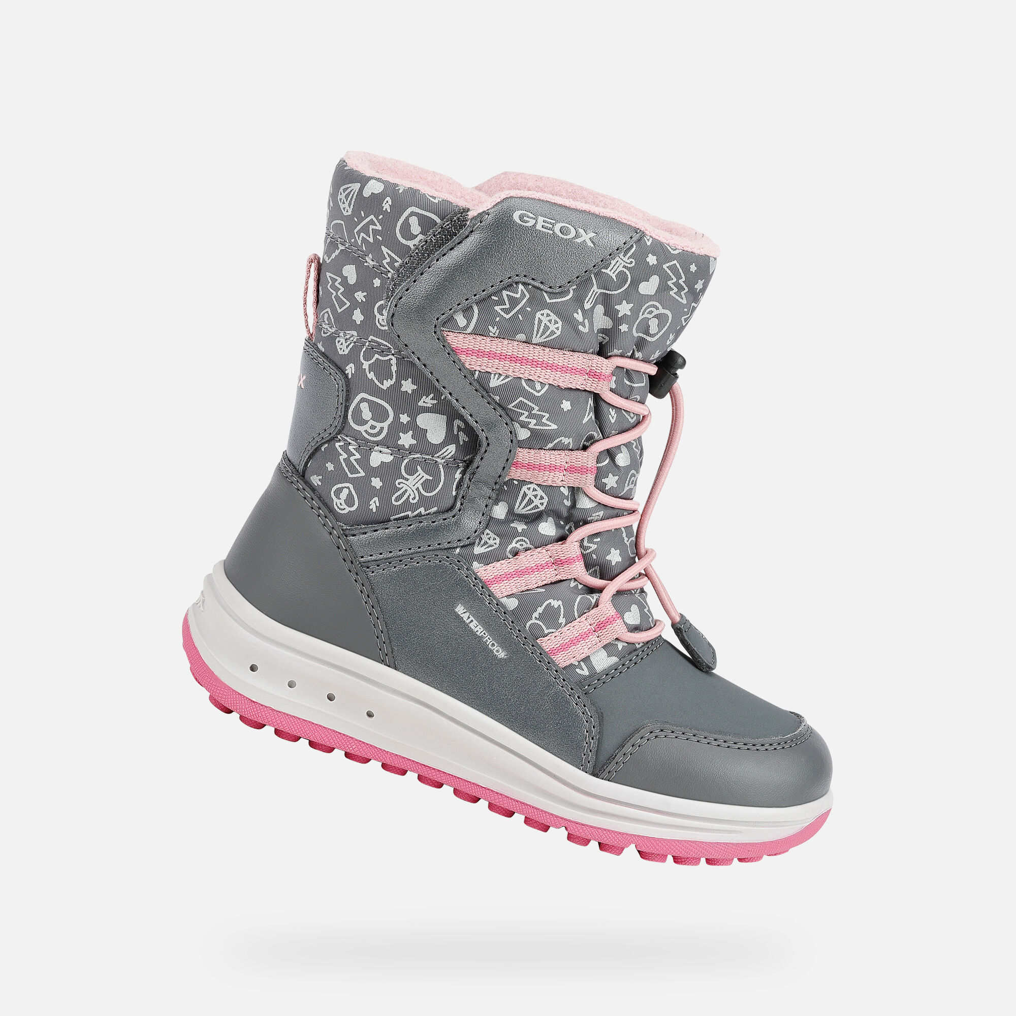 stivaletti bimba rosa