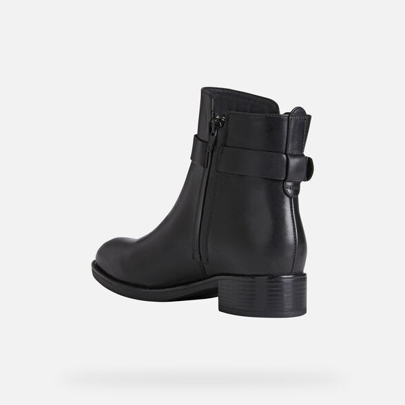ANKLE BOOTS WOMAN GEOX FELICITY ABX WOMAN - BLACK