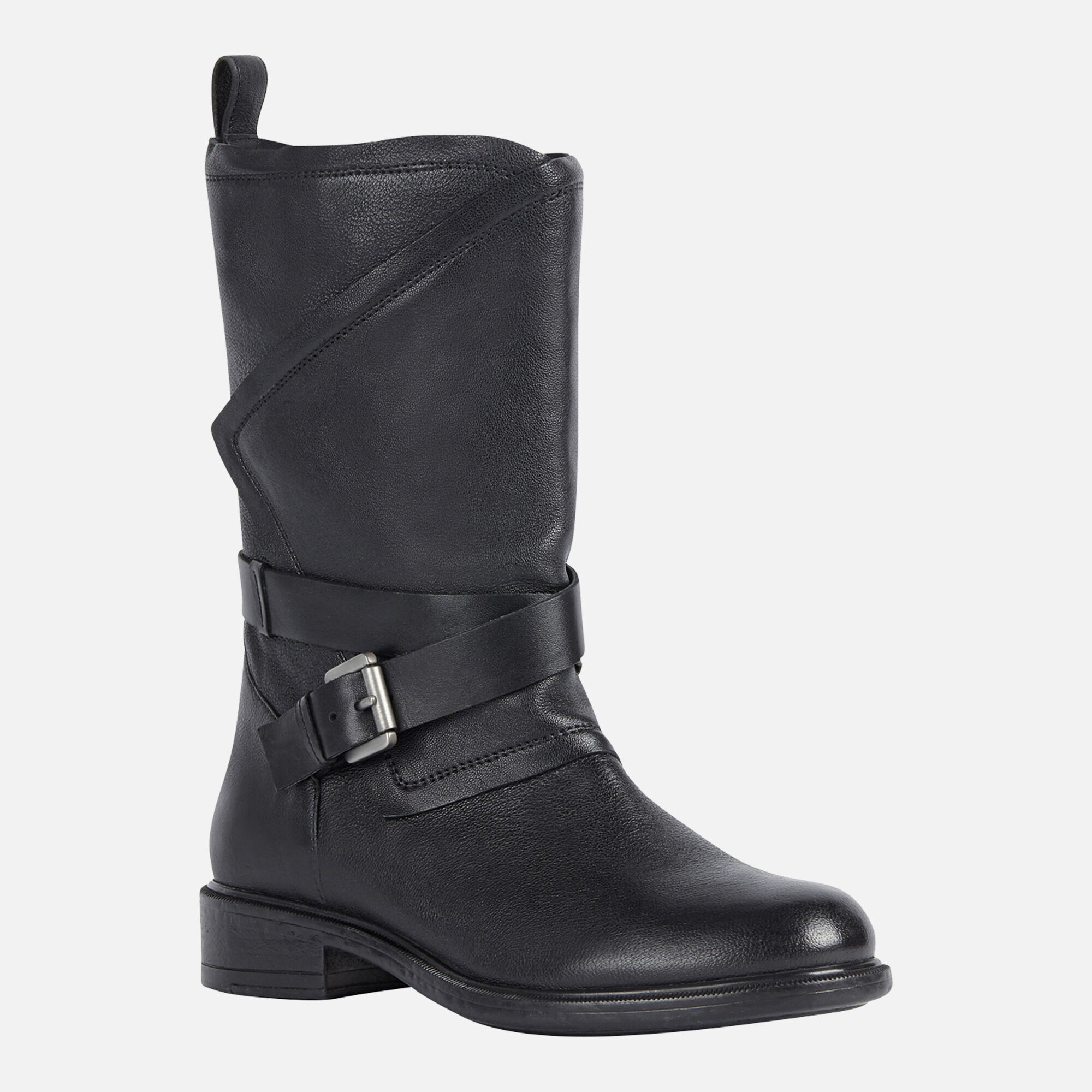 Geox® CATRIA Woman: Black Ankle Boots 