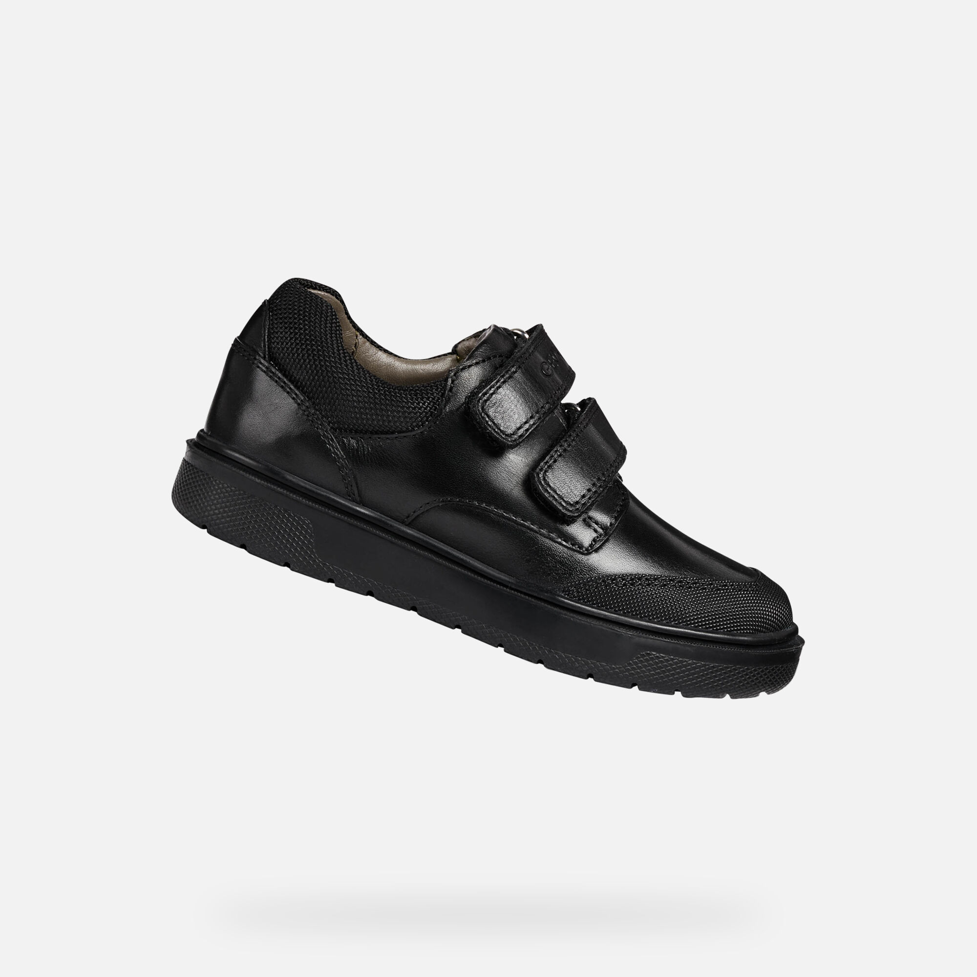geox boys black shoes