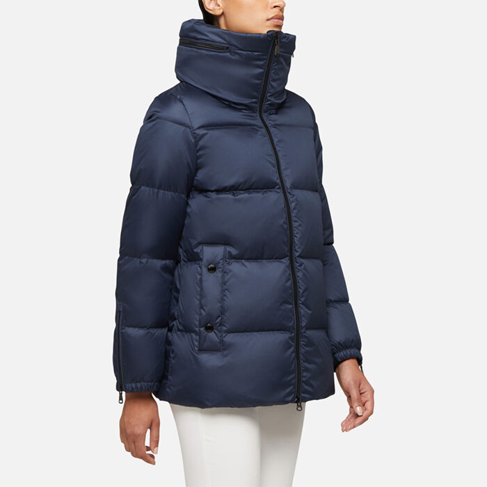 geox chloo black down jacket