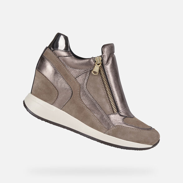 Geox Nydame Woman Beige Sneakers Geox Fw20 21