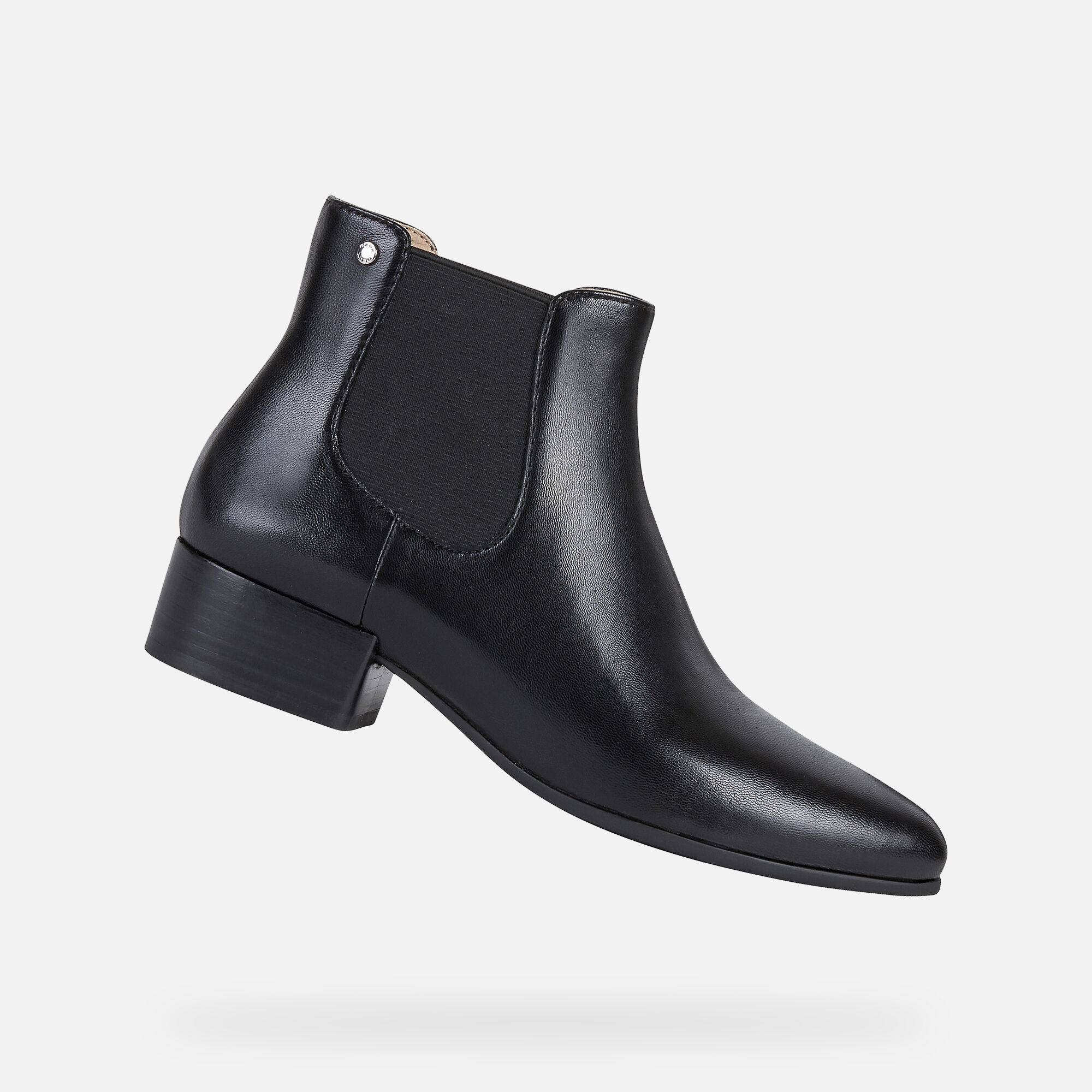 black ankle boots with grip