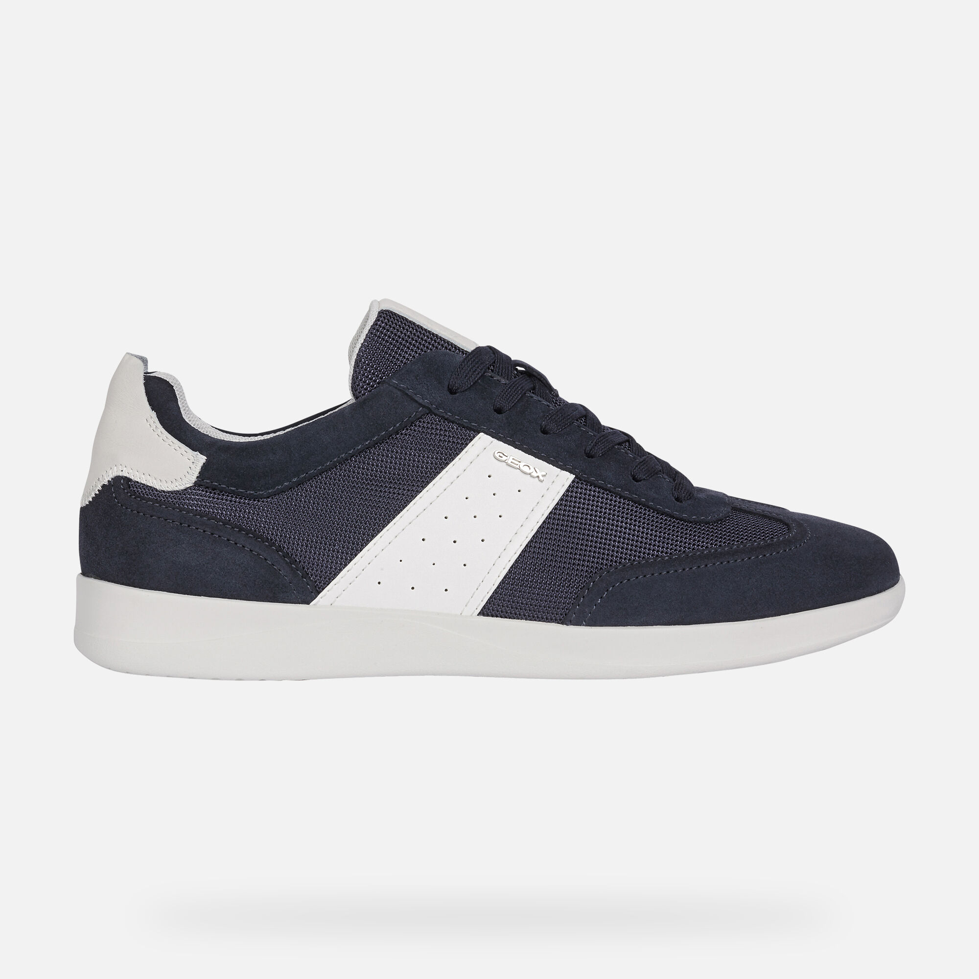 Geox U Kennet A Mens Suede and Mesh Sneakers/Shoes 
