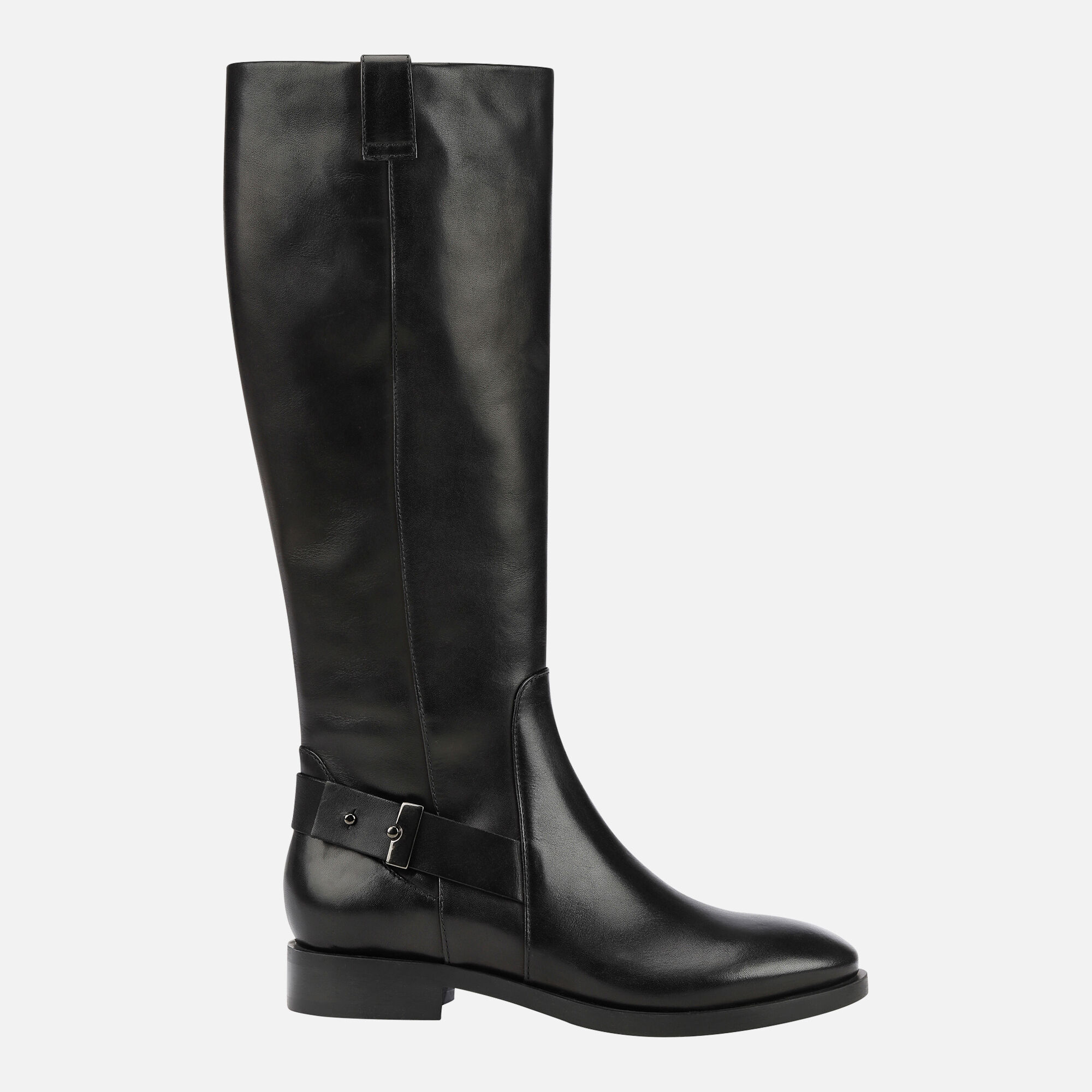 brogue knee high boots