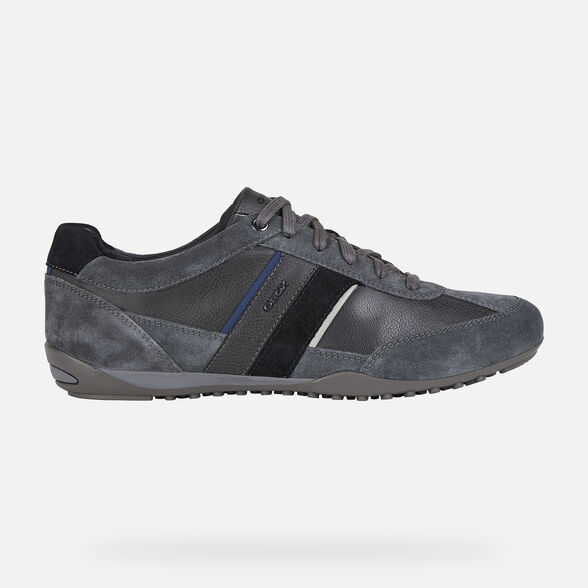 SNEAKERS MAN GEOX WELLS MAN - ANTHRACITE