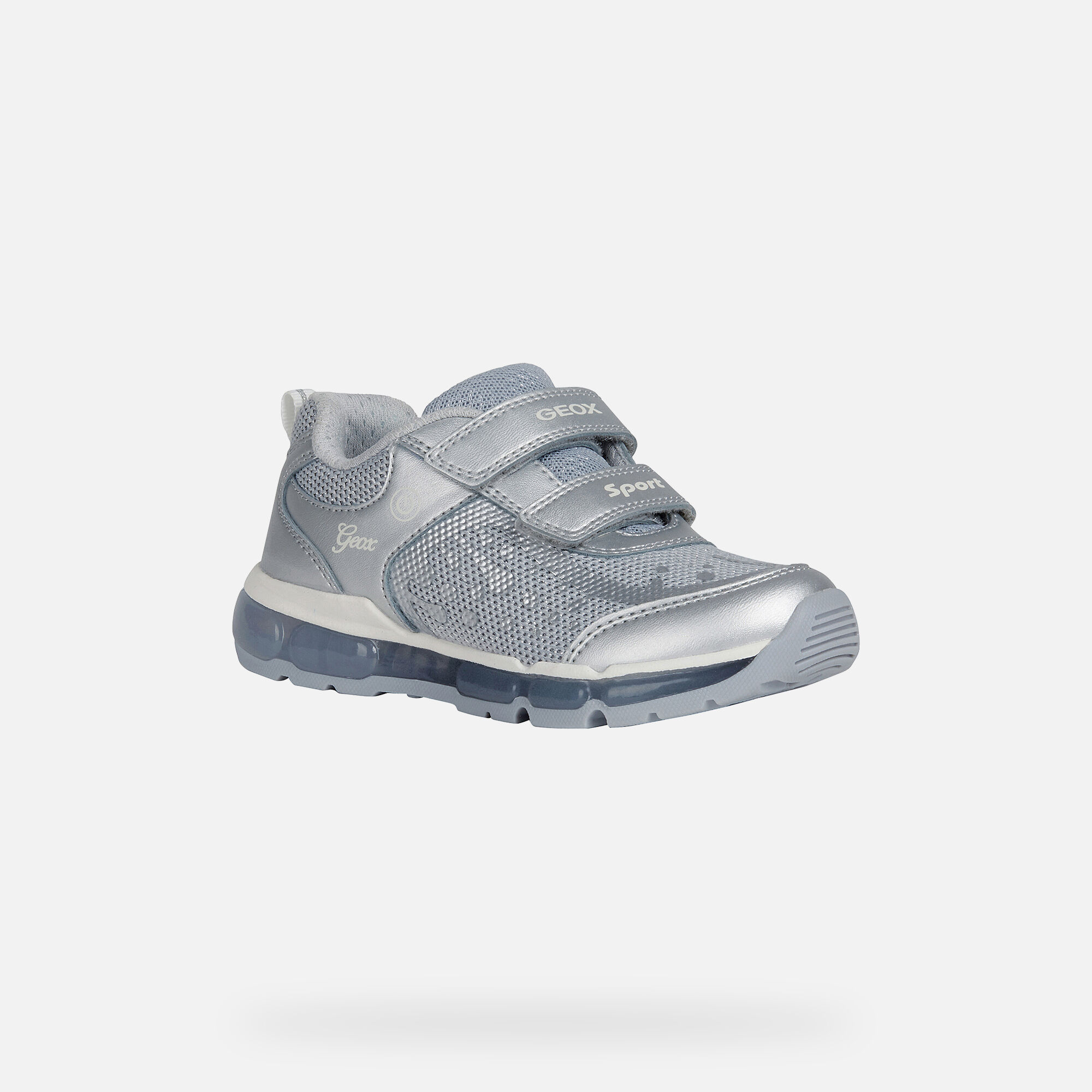 geox silver sneakers