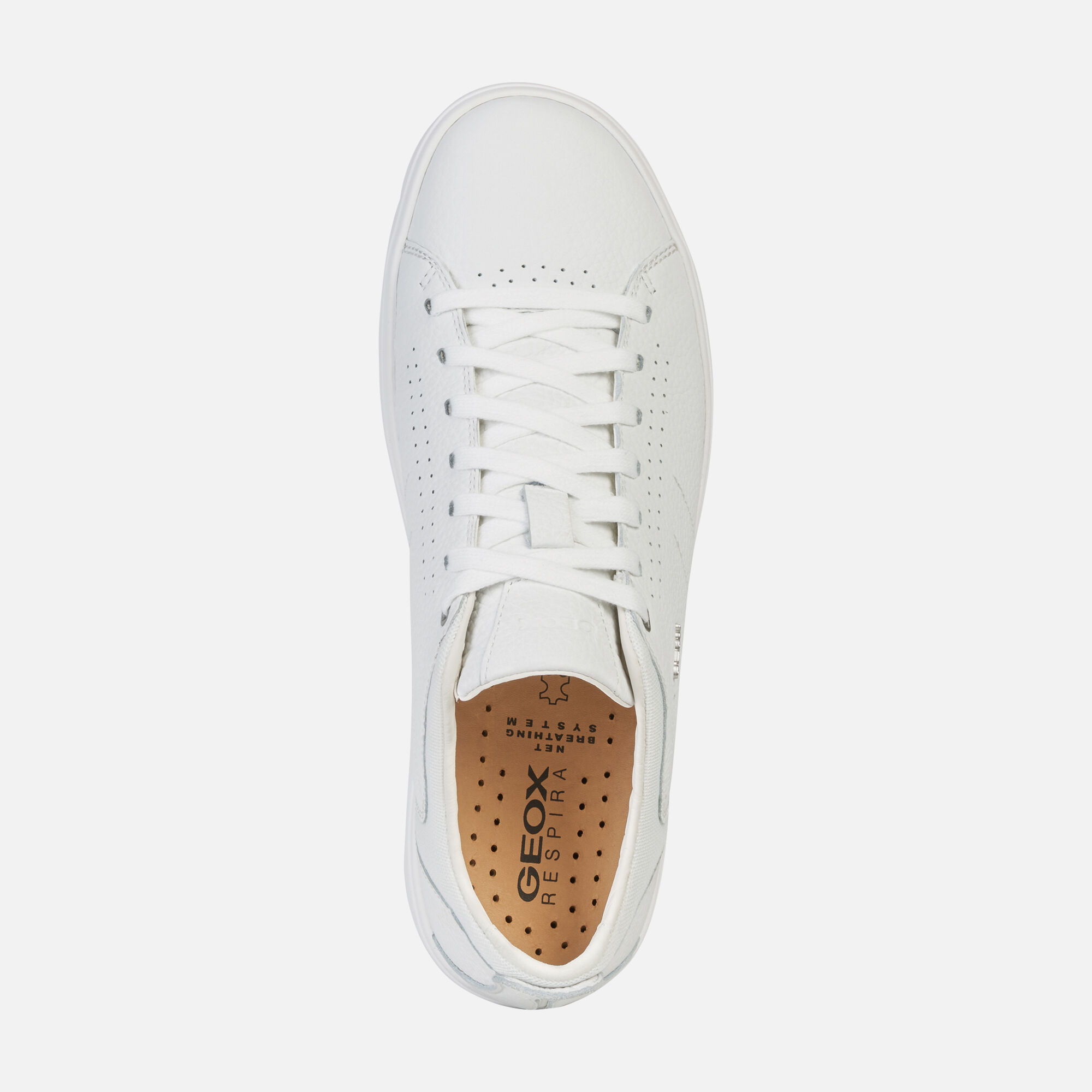 Geox NEBULA Y Man: White Sneakers 