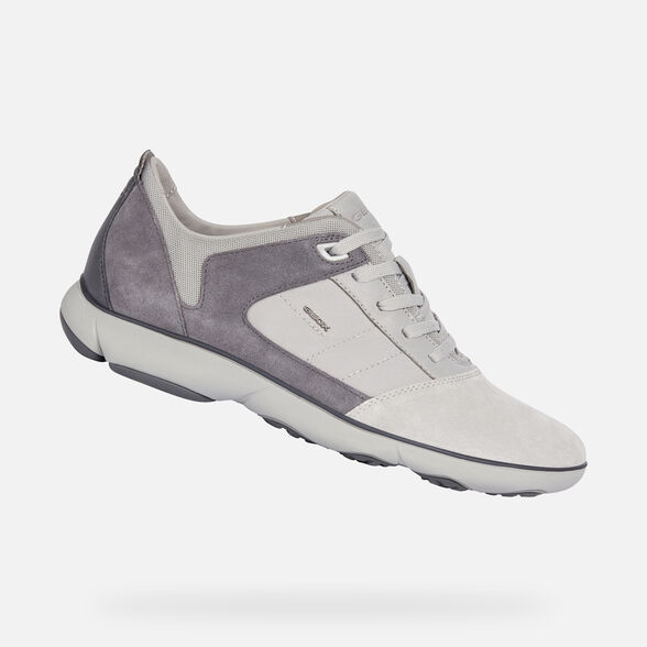 voorraad schuintrekken strip Geox® NEBULA Man: Grey and Light Grey Sneakers | Geox® Nebula