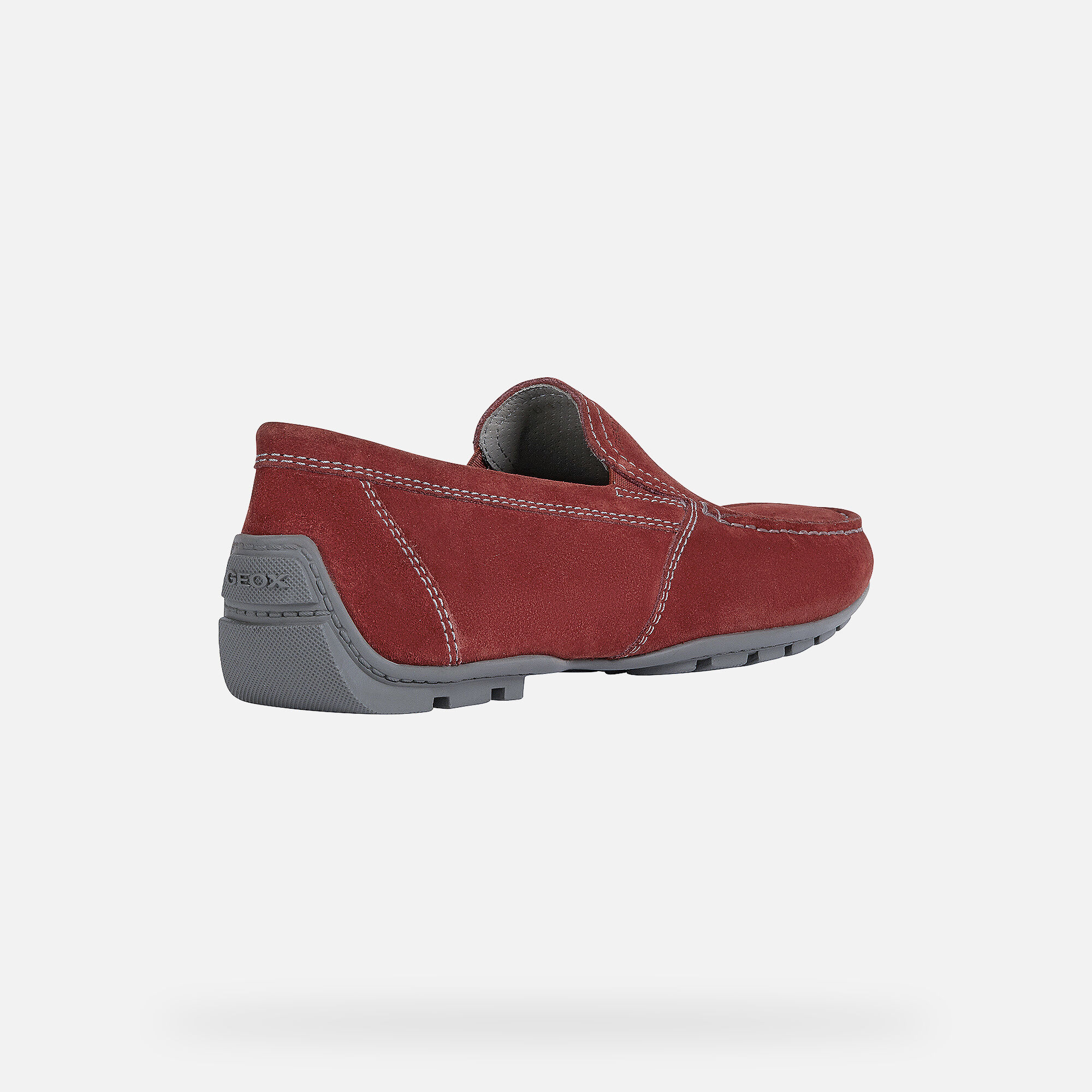 Geox UOMO MONER Man: Red Moccasins 