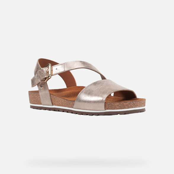 Geox Mujer Sandalias Geox D Pisa A Sling Back Sandalias Para Mujer
