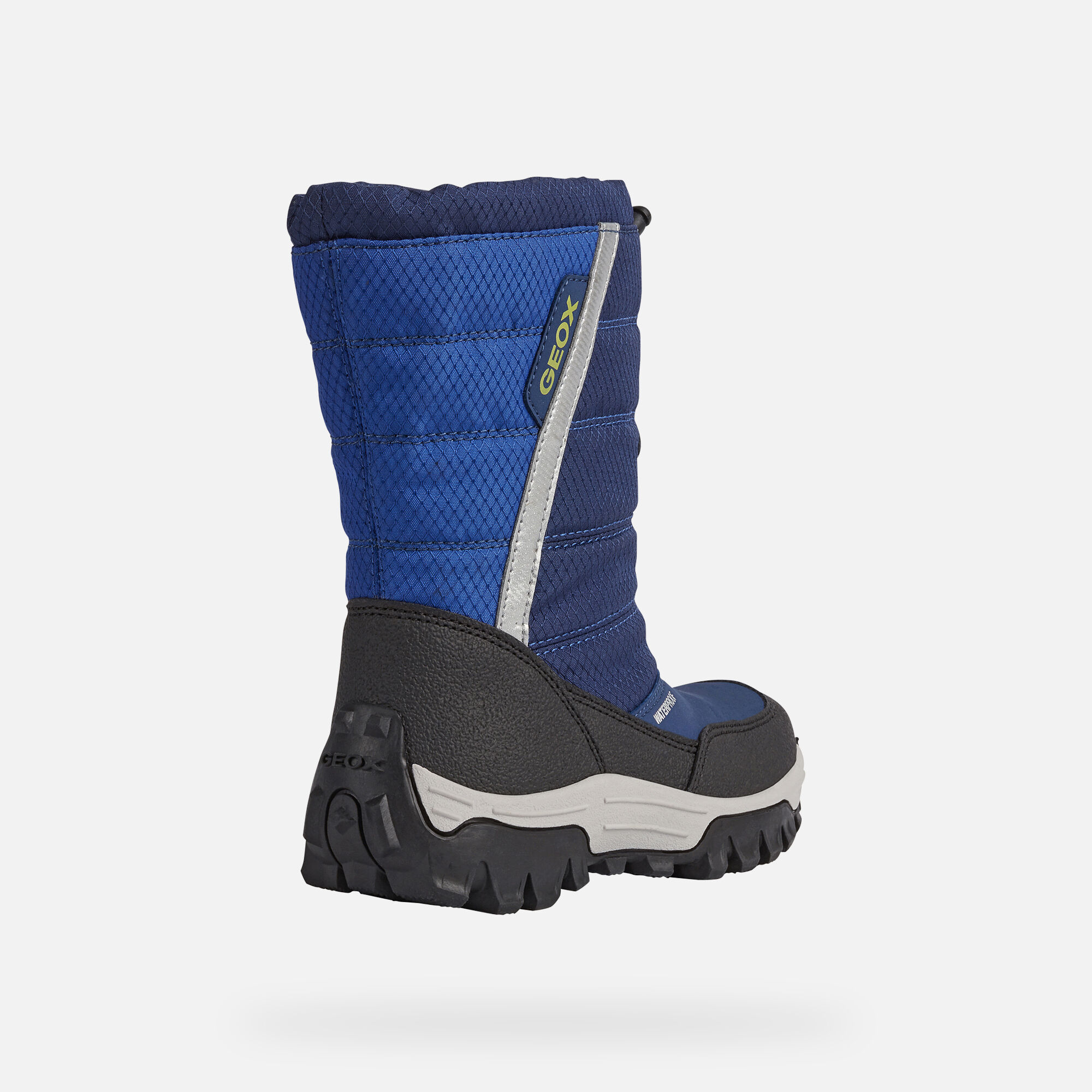blue snow boots