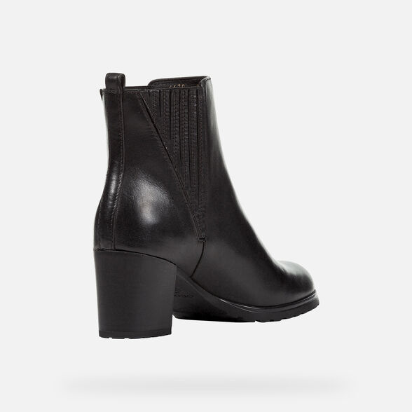 ANKLE BOOTS WOMAN GEOX NEW LISE ABX WOMAN - BLACK