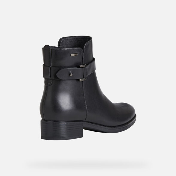 ANKLE BOOTS WOMAN GEOX FELICITY ABX WOMAN - BLACK