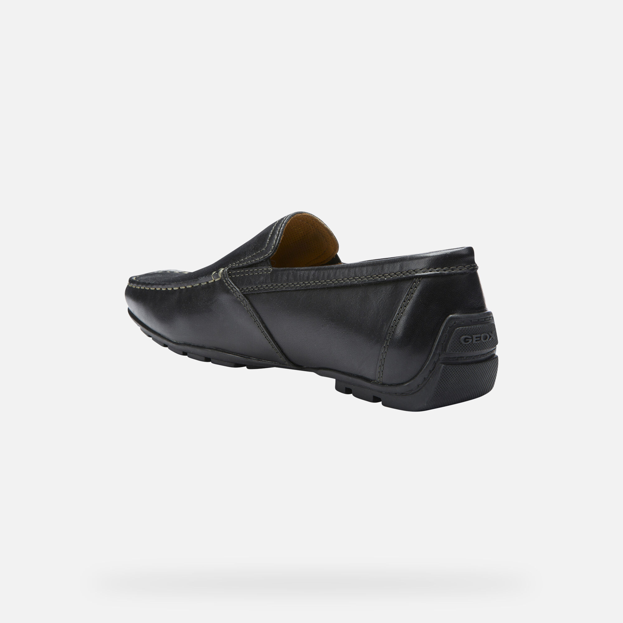 geox black loafers