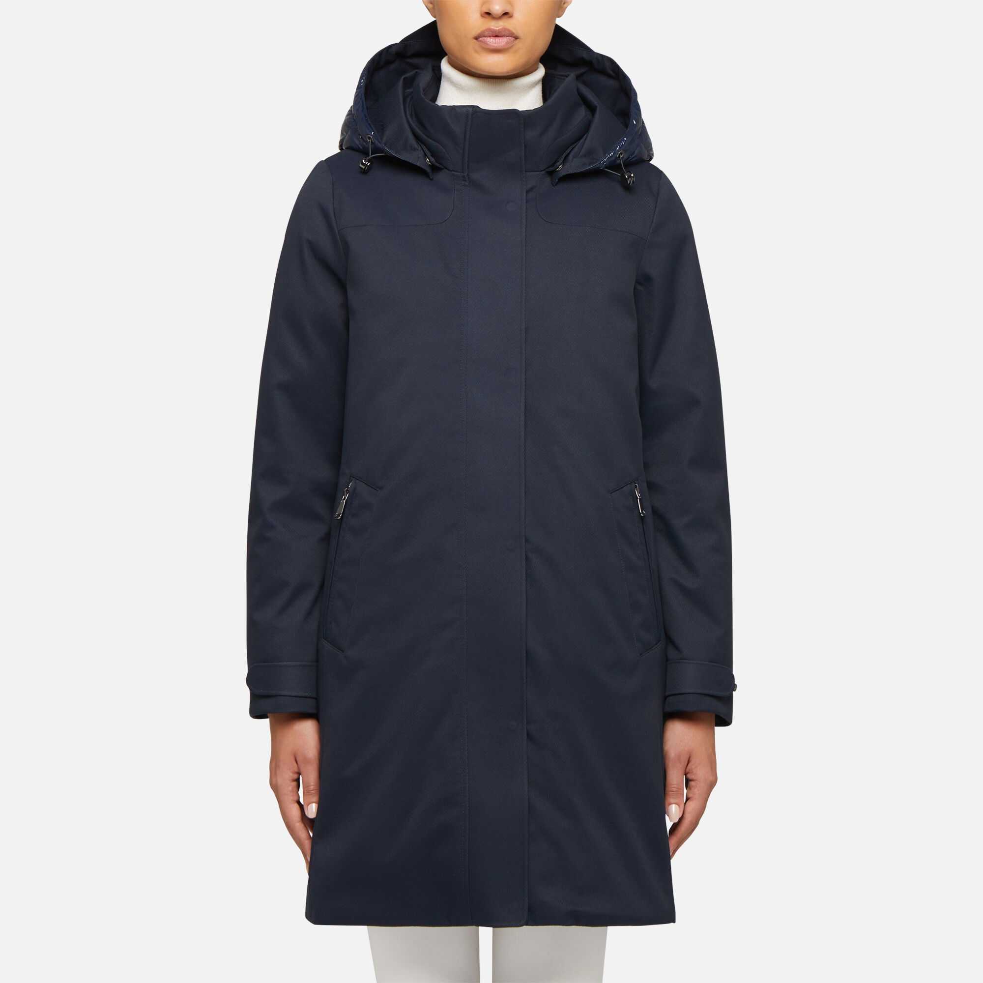 navy parka jacket