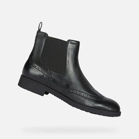 Geox® JAYLON Black Ankle Boots | Geox® FW