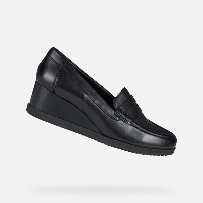 Mocassins Geox Femme Blancs - Cuir - Taille 36,5 - Occasion