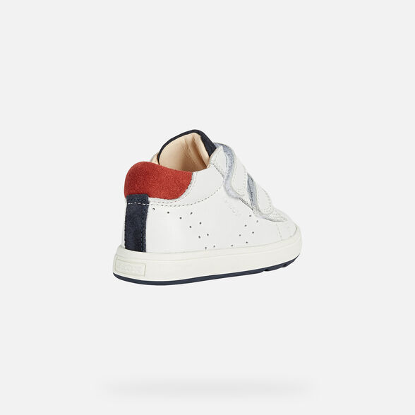 Geox Biglia Bebe Garcon Premiers Pas Blanches Geox