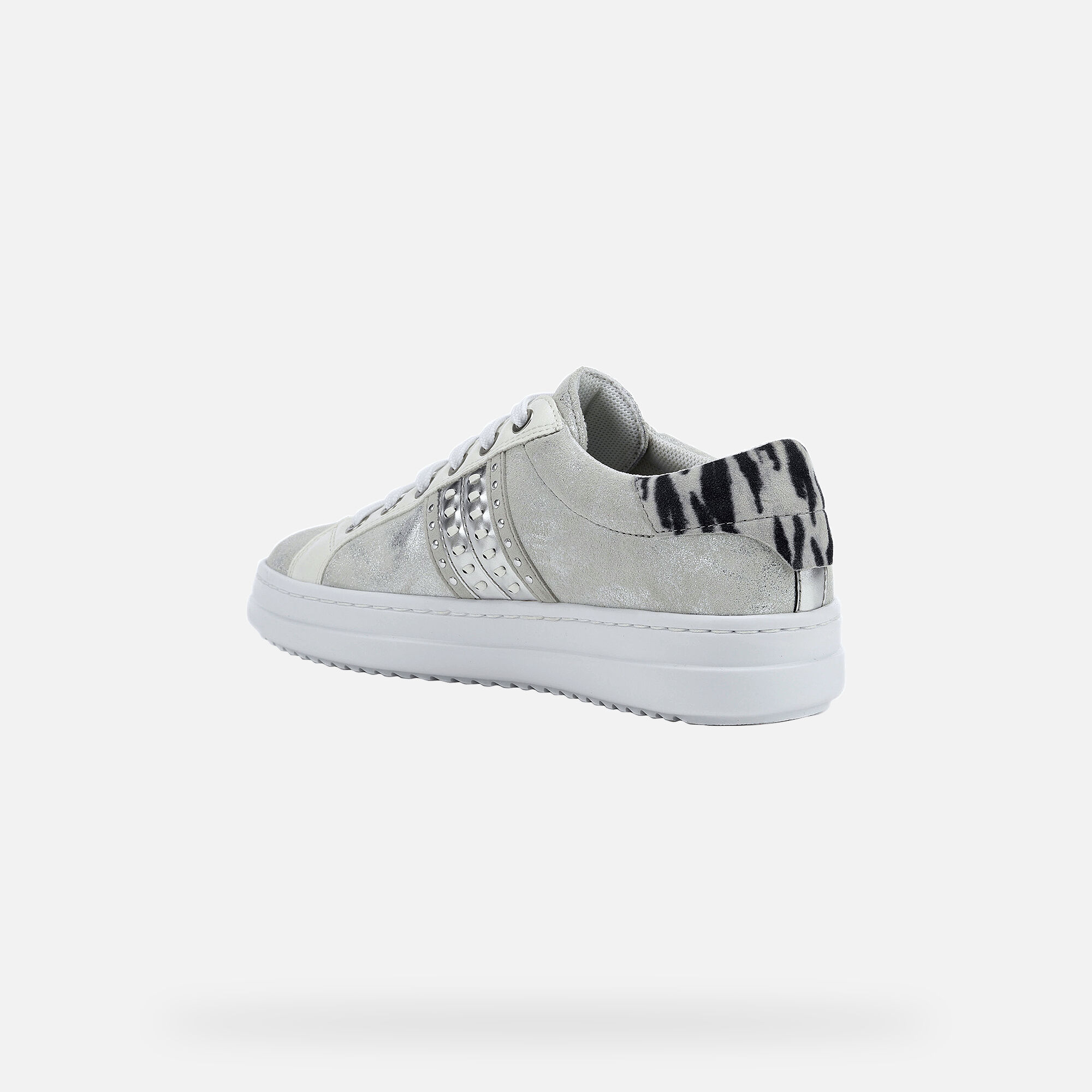 geox silver sneakers