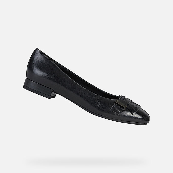 geox black flats