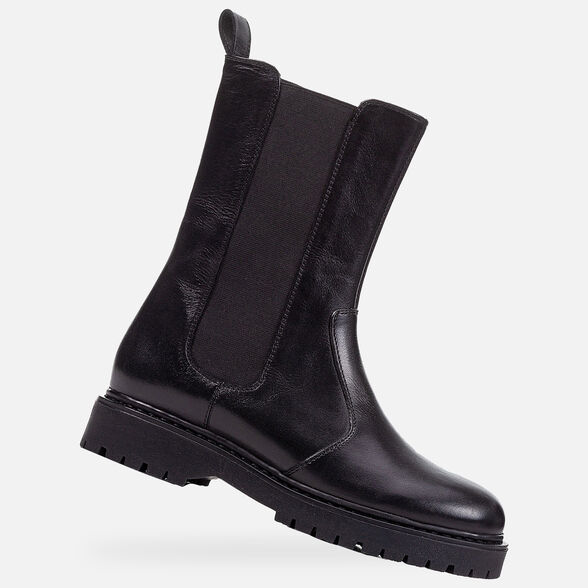 Geox® BLEYZE Woman: Black Ankle Boots | Geox® Online