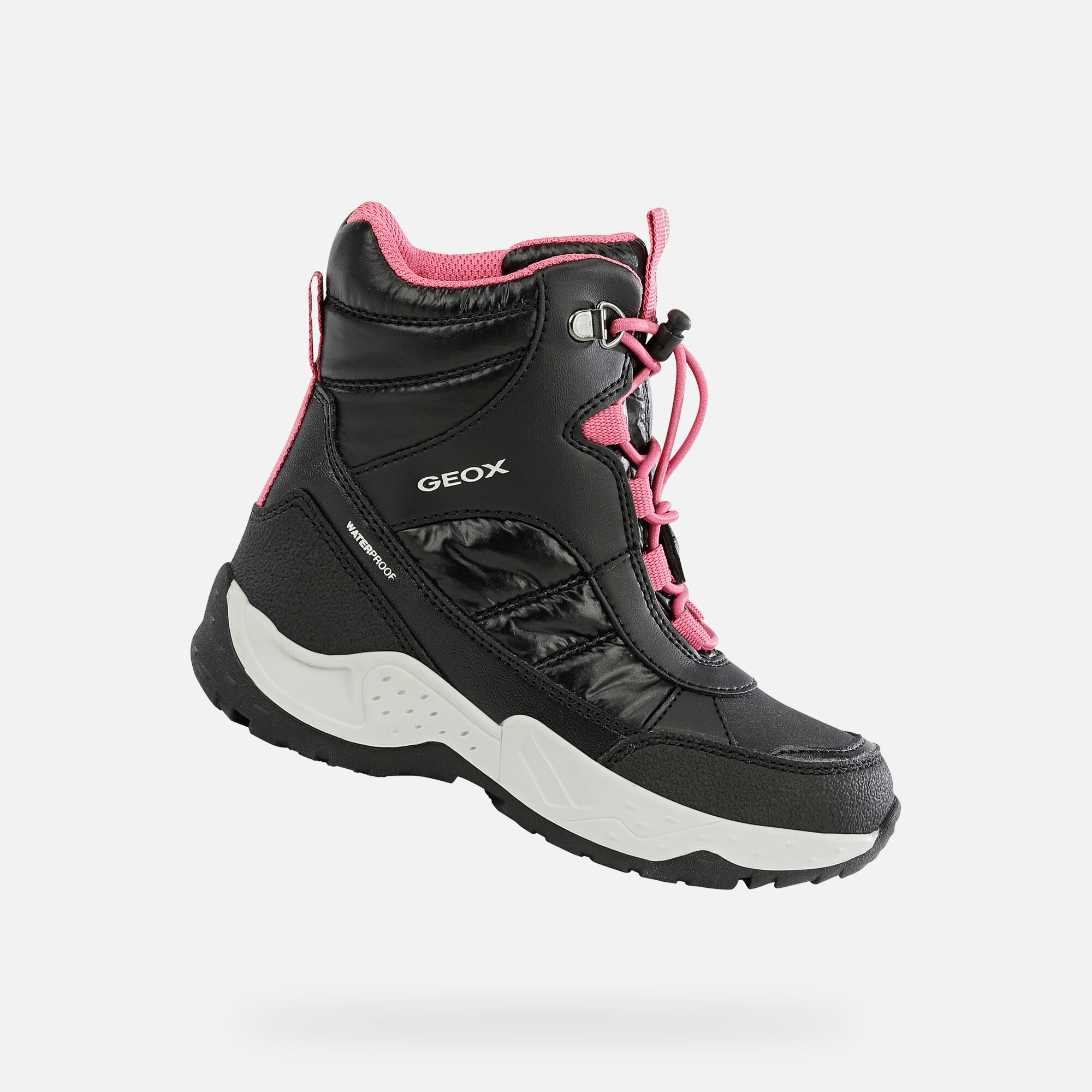 Geox® SENTIERO B WP: Stivaletti Neri Bambina | Geox® Online