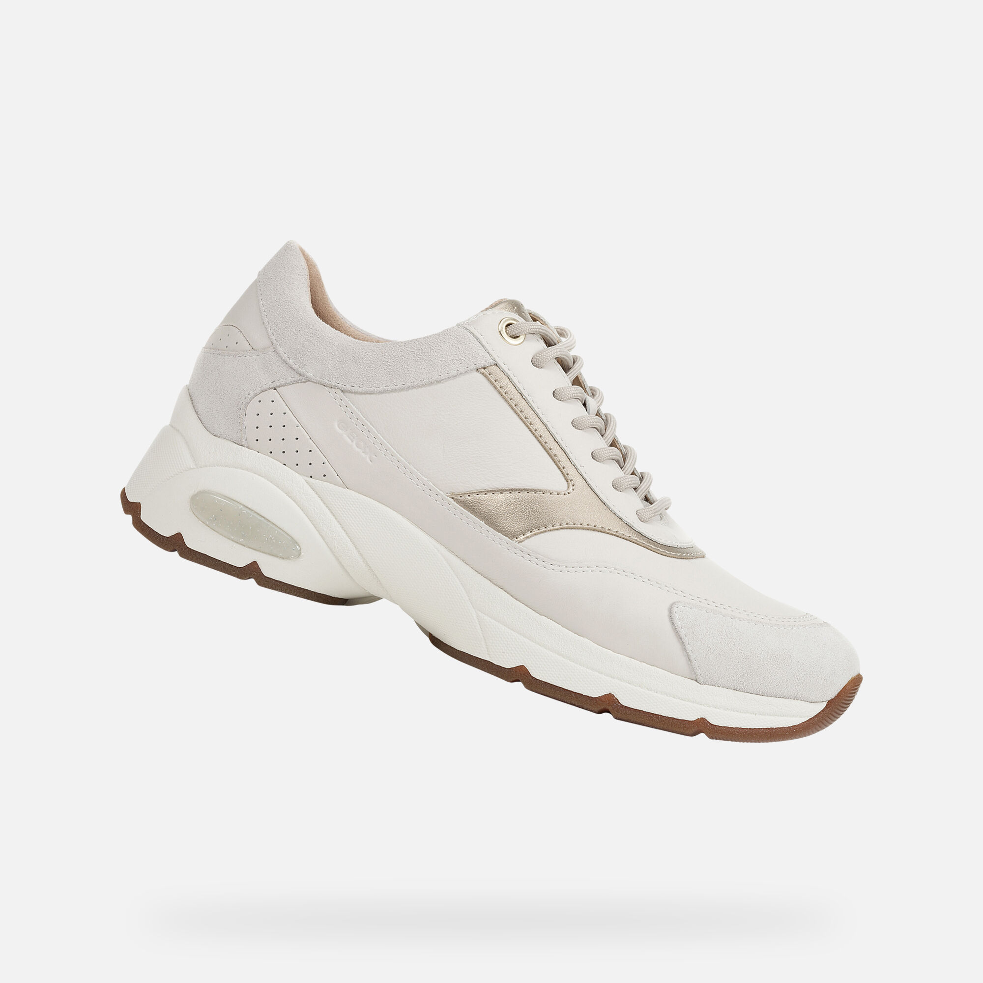 Geox ALHOUR Sneakers Bianche sporco Donna | Geox® FW20