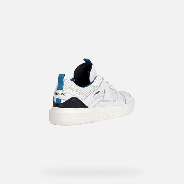 Geox® NETTUNO Junior Boy White Sneakers | Geox® SS21