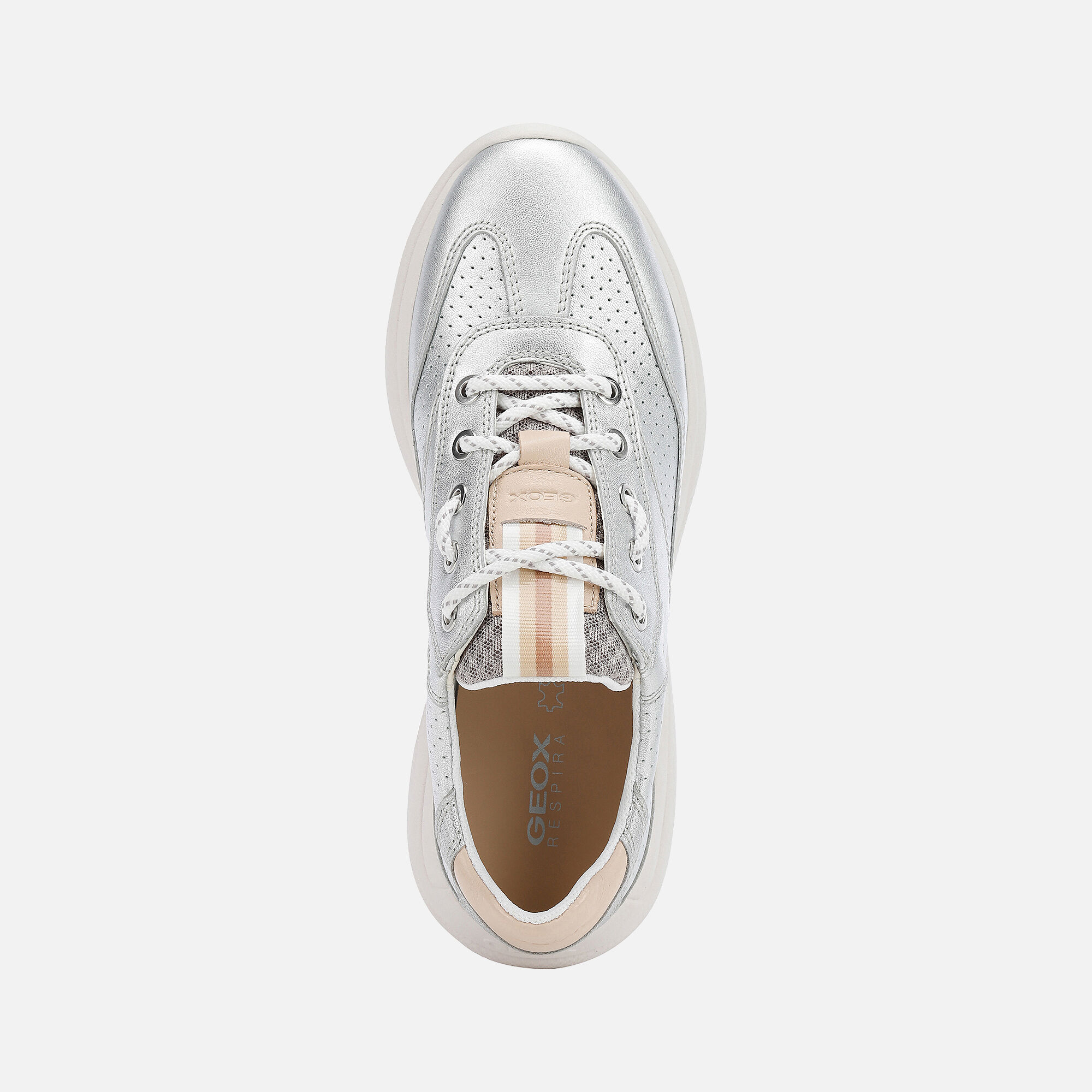 Geox SMERALDO Woman: Silver Sneakers | Geox ® SS 20