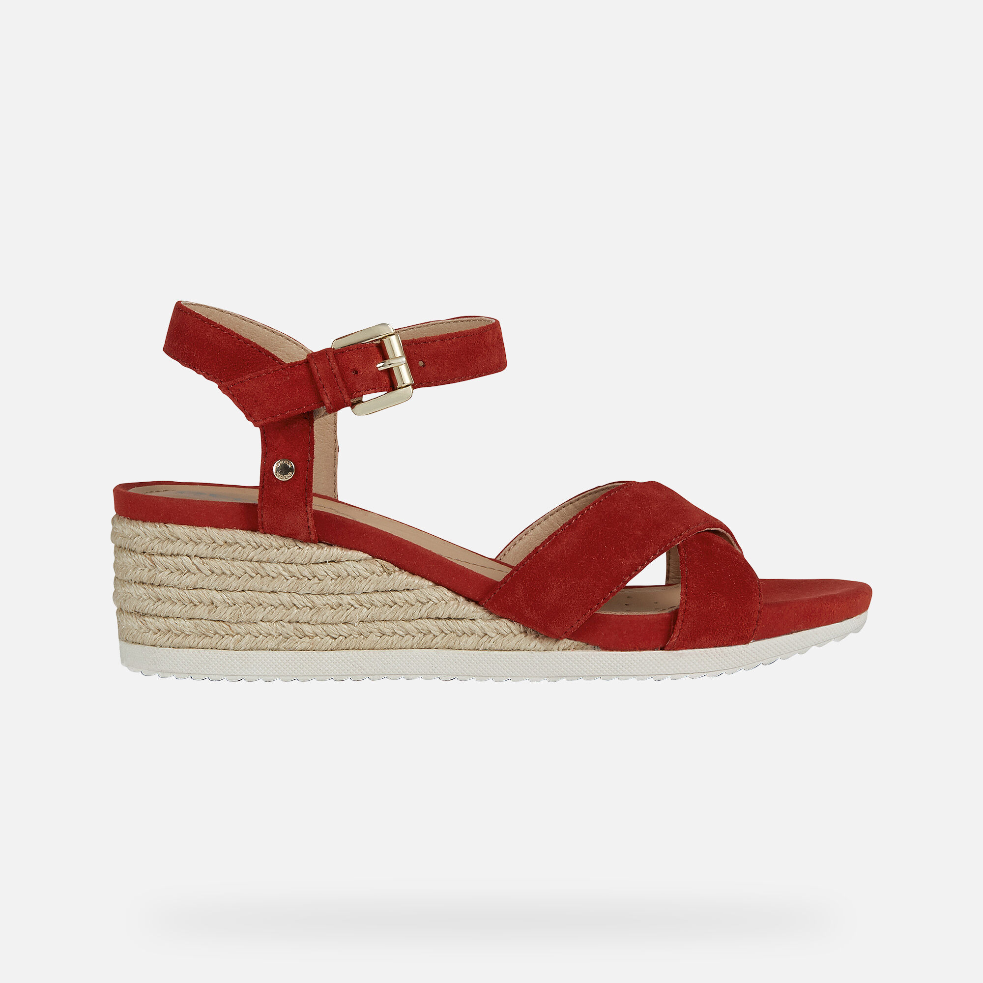 geox red sandals