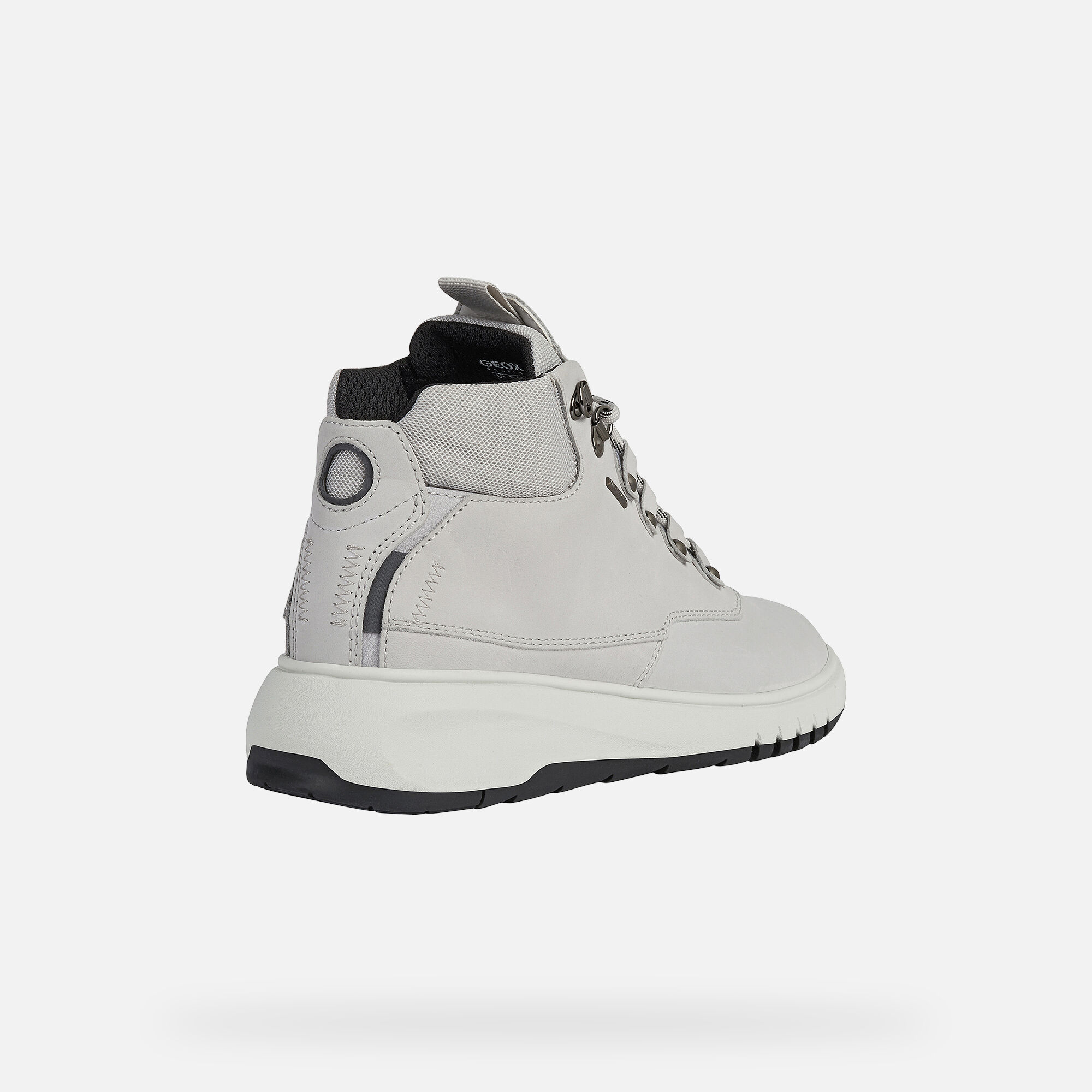 Geox® AERANTIS 4X4 B ABX Woman: Light Grey Ankle Boots | Geox®