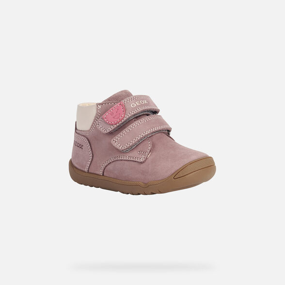 Geox® MACCHIA Baby girl Dark Pink First Steps Geox®