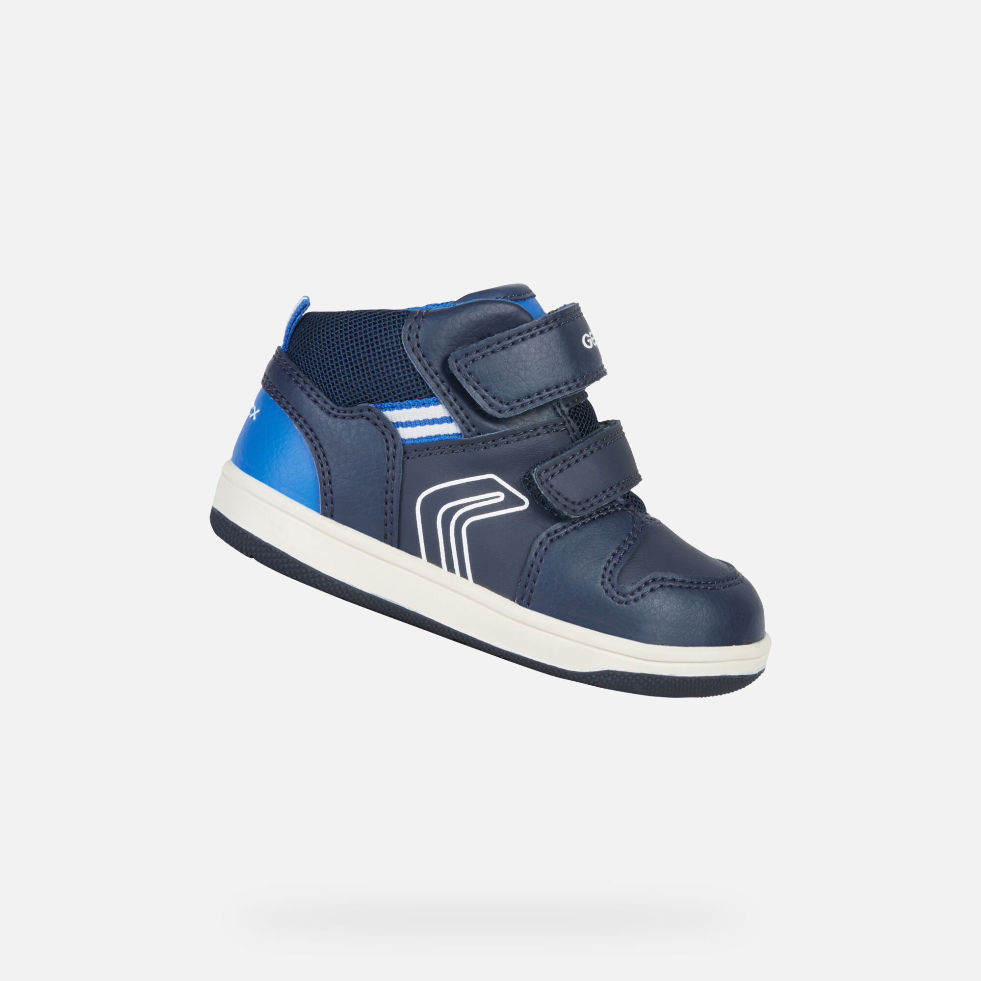 Geox NEW FLICK Baby Boy: Blue Sneakers 