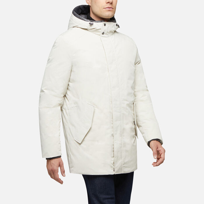 Clintford Negro Hombre | Parkas Geox ~ Sandra Mangini