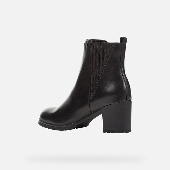 ANKLE BOOTS WOMAN GEOX NEW LISE ABX WOMAN - BLACK