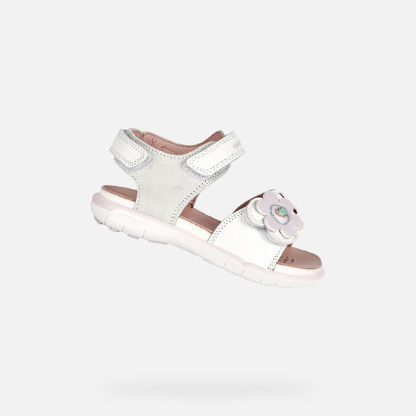 Geox Sandal Delhi Bebe Fille Sandales Blancheshes Geox 21