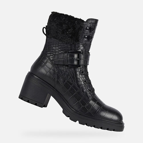 ANKLE BOOTS WOMAN GEOX DAMIANA WOMAN - null