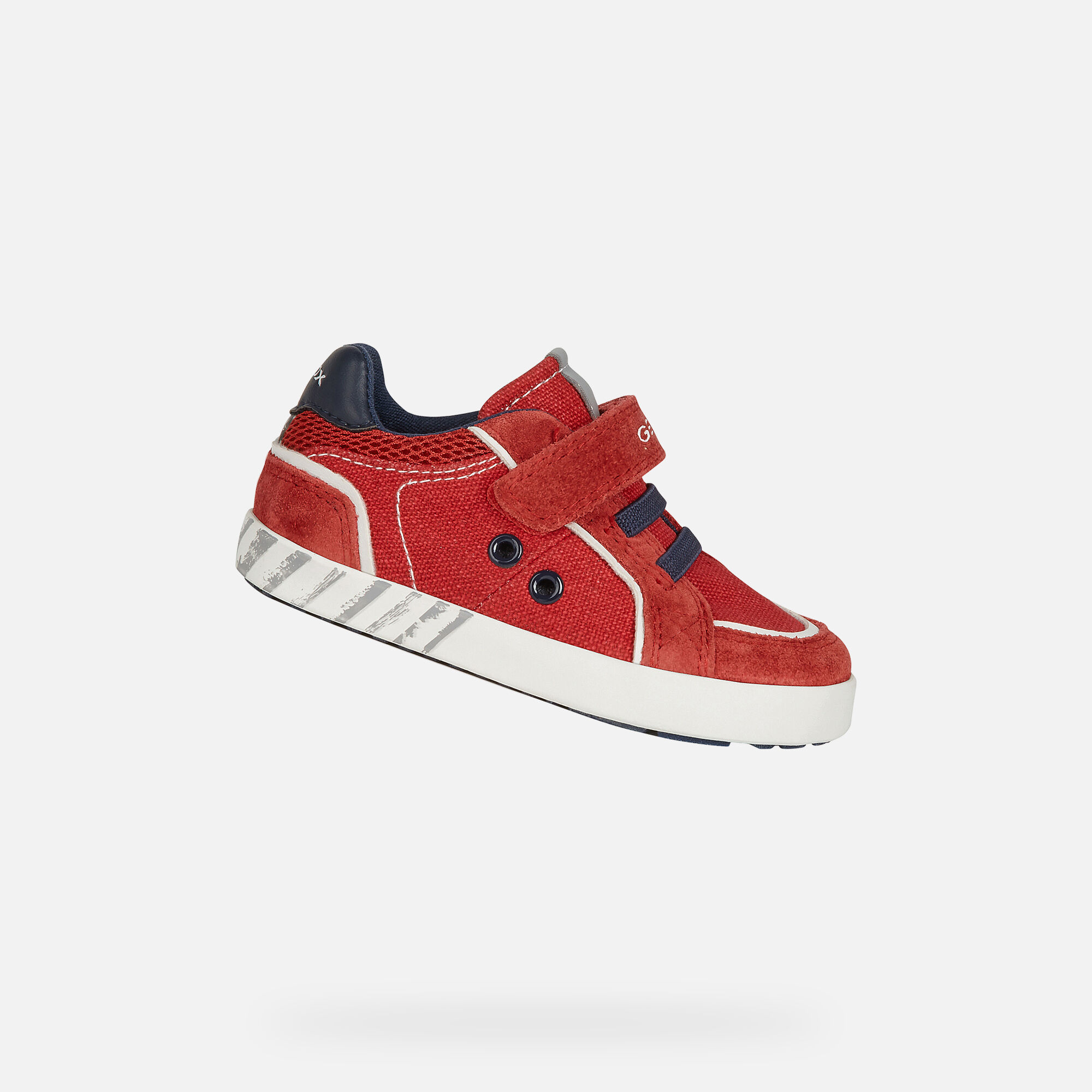 Geox KILWI Baby Boy: Dark red Sneakers 