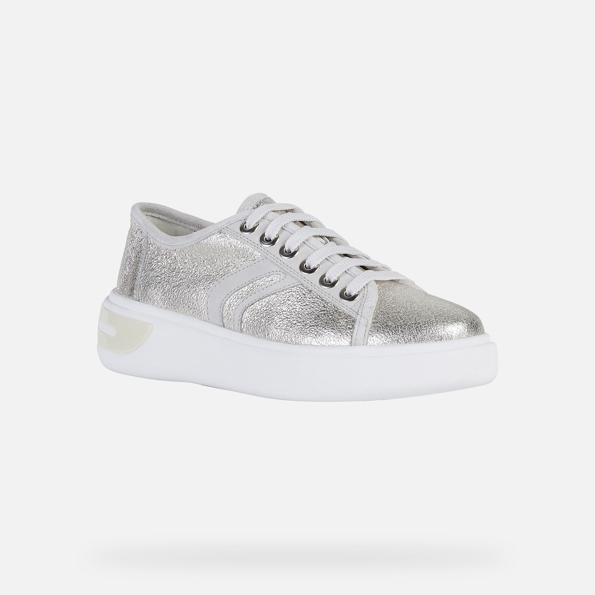 geox silver sneakers