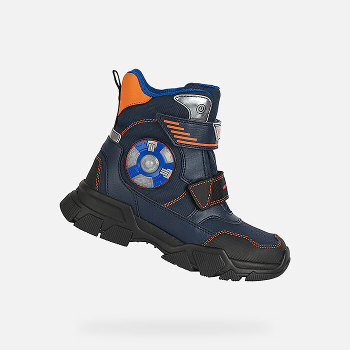 geox flashing trainers