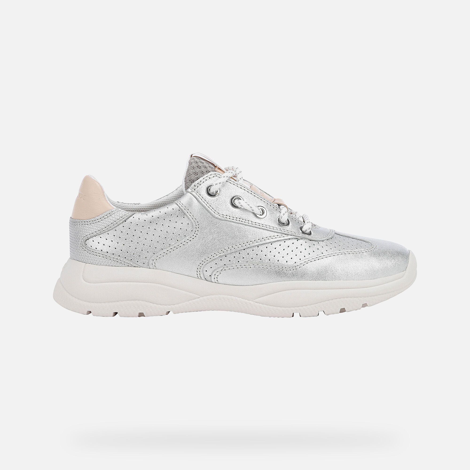 geox silver sneakers
