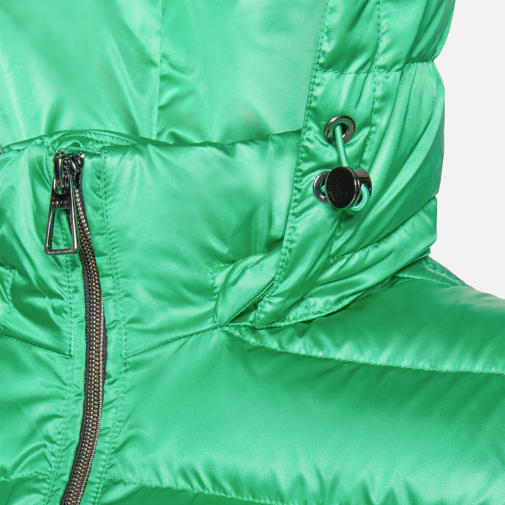 kelly green down jacket