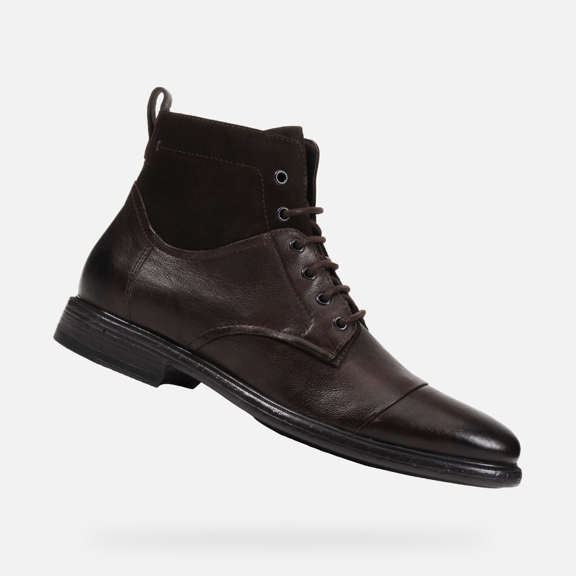 Geox TERENCE Man: Coffee Ankle Boots 
