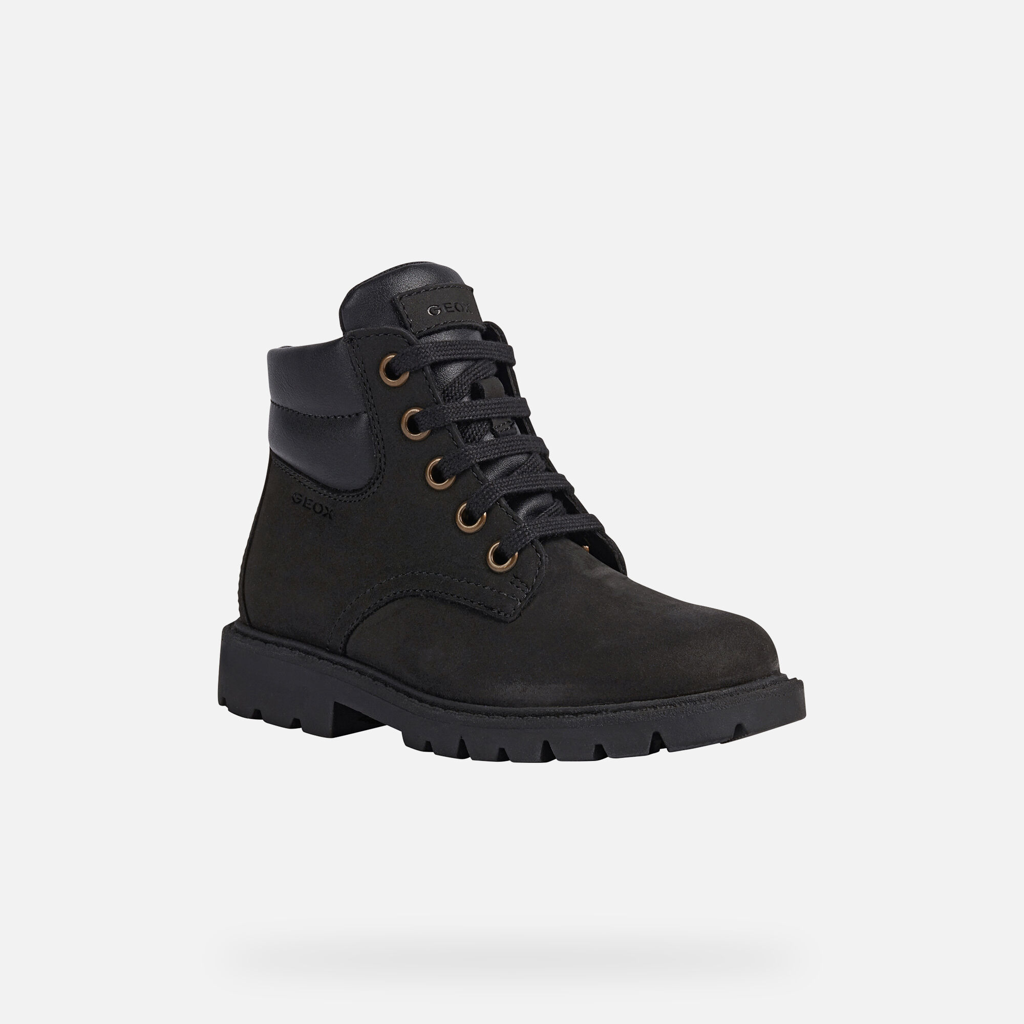 Geox® SHAYLAX Junior Boy: Black Ankle Boots | Geox® FW21/22