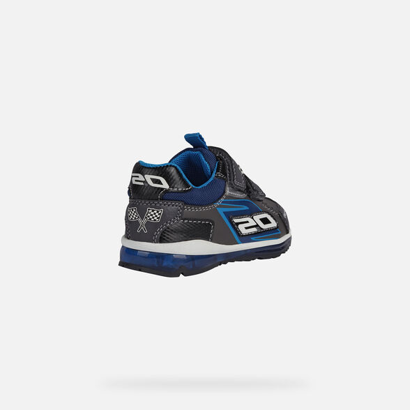 Geox Todo Bebe Garcon Sneakers Gris Anthracite Geox