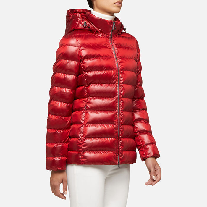 geox chloo black down jacket