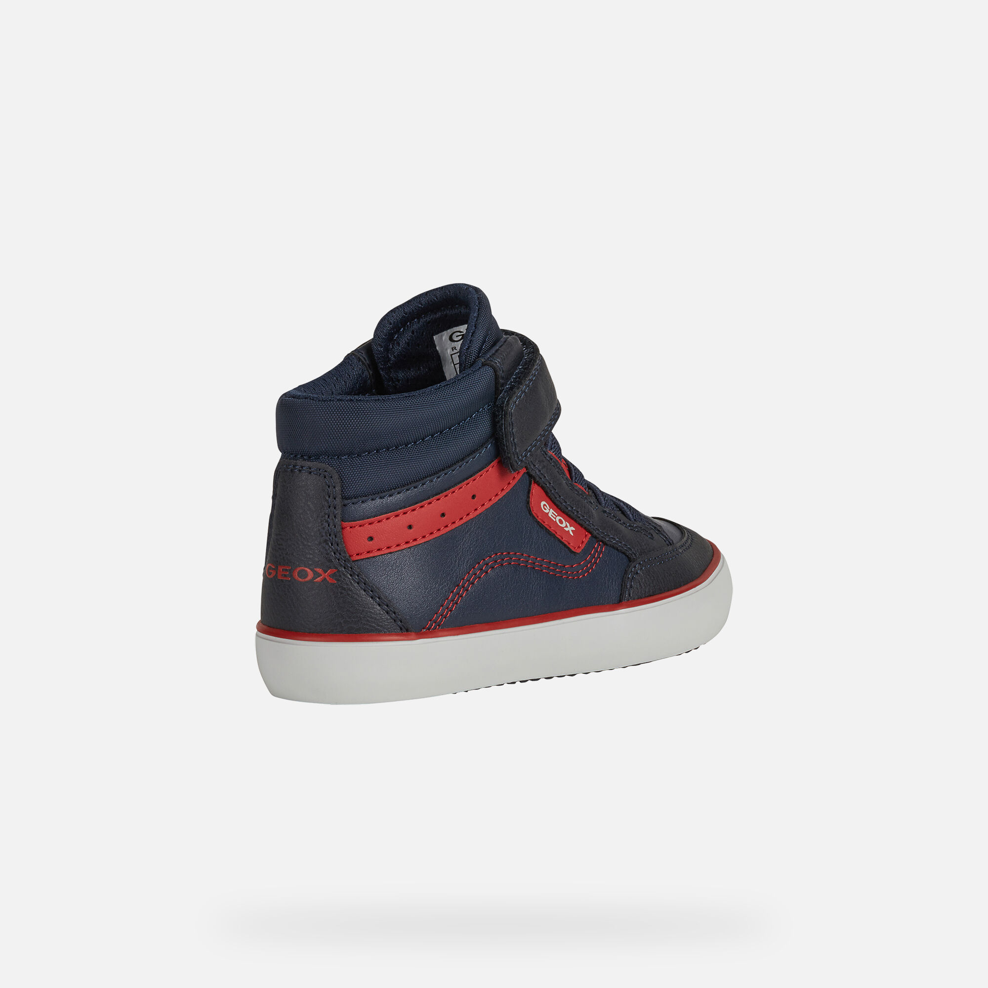 Geox® GISLI Junior Boy: Navy blue and Red Sneakers | FW21 Geox®