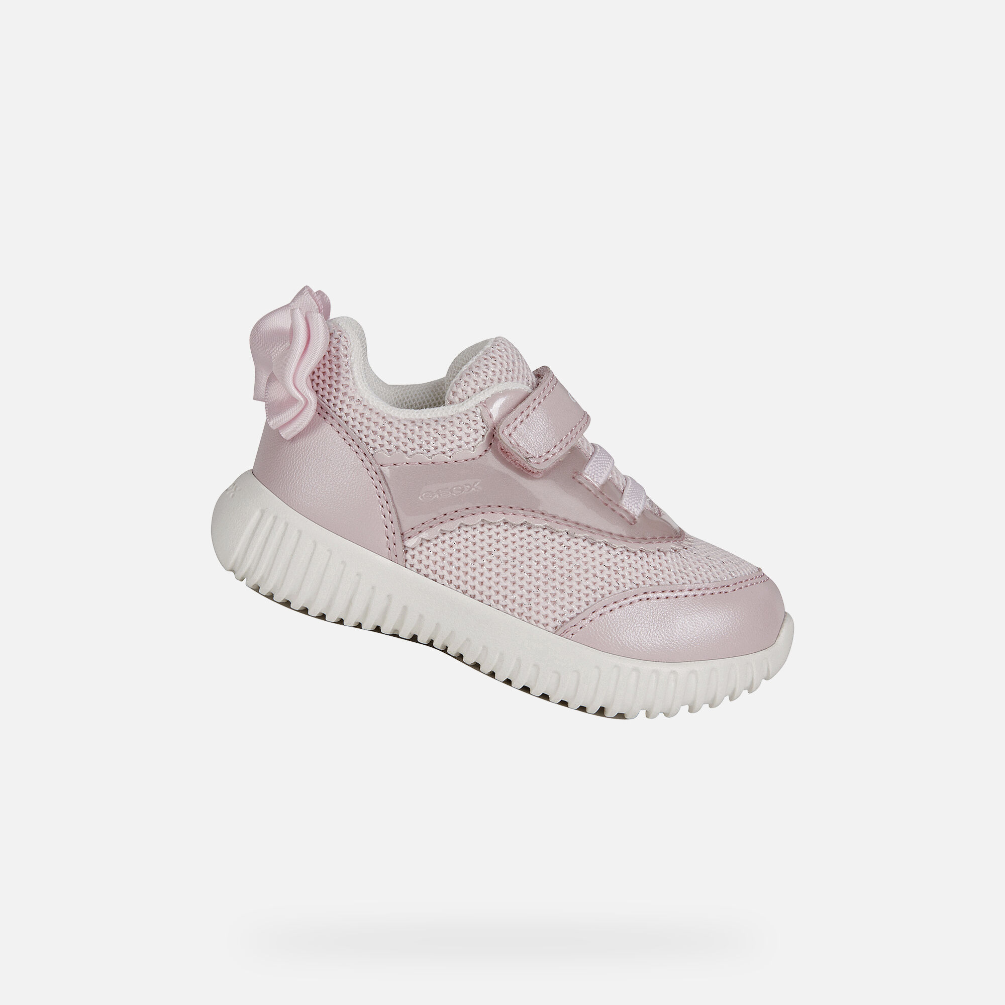 Geox WAVINESS Baby Girl: Pink Sneakers 