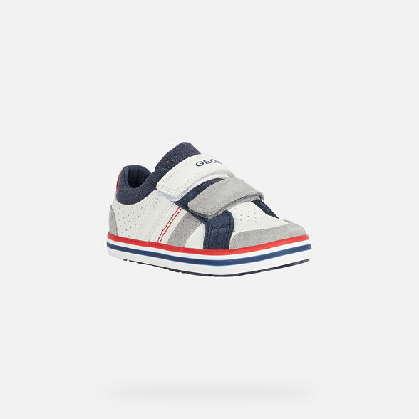 Geox Kilwi Bebe Garcon Sneakers Blanches Geox Ss21